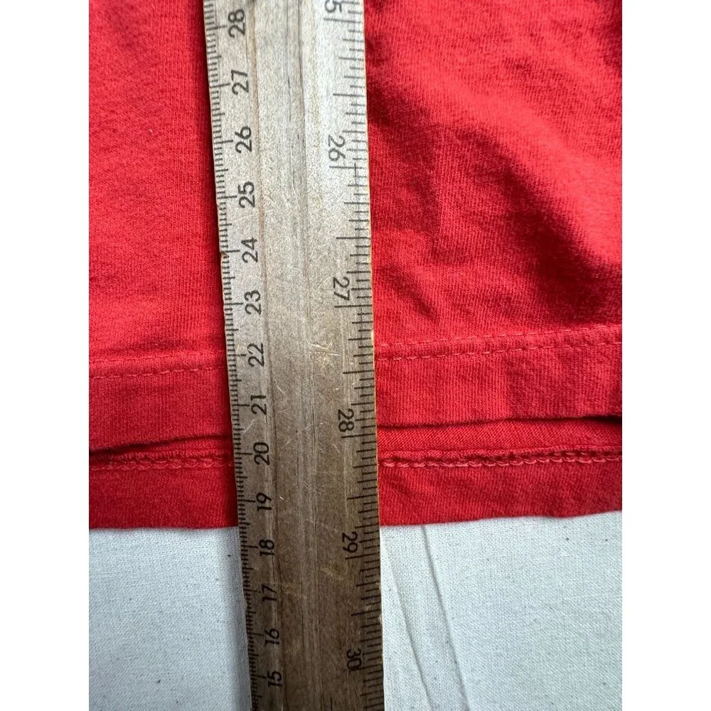 The North Face Mens Short Sleeve Shirt size Large‎ Red